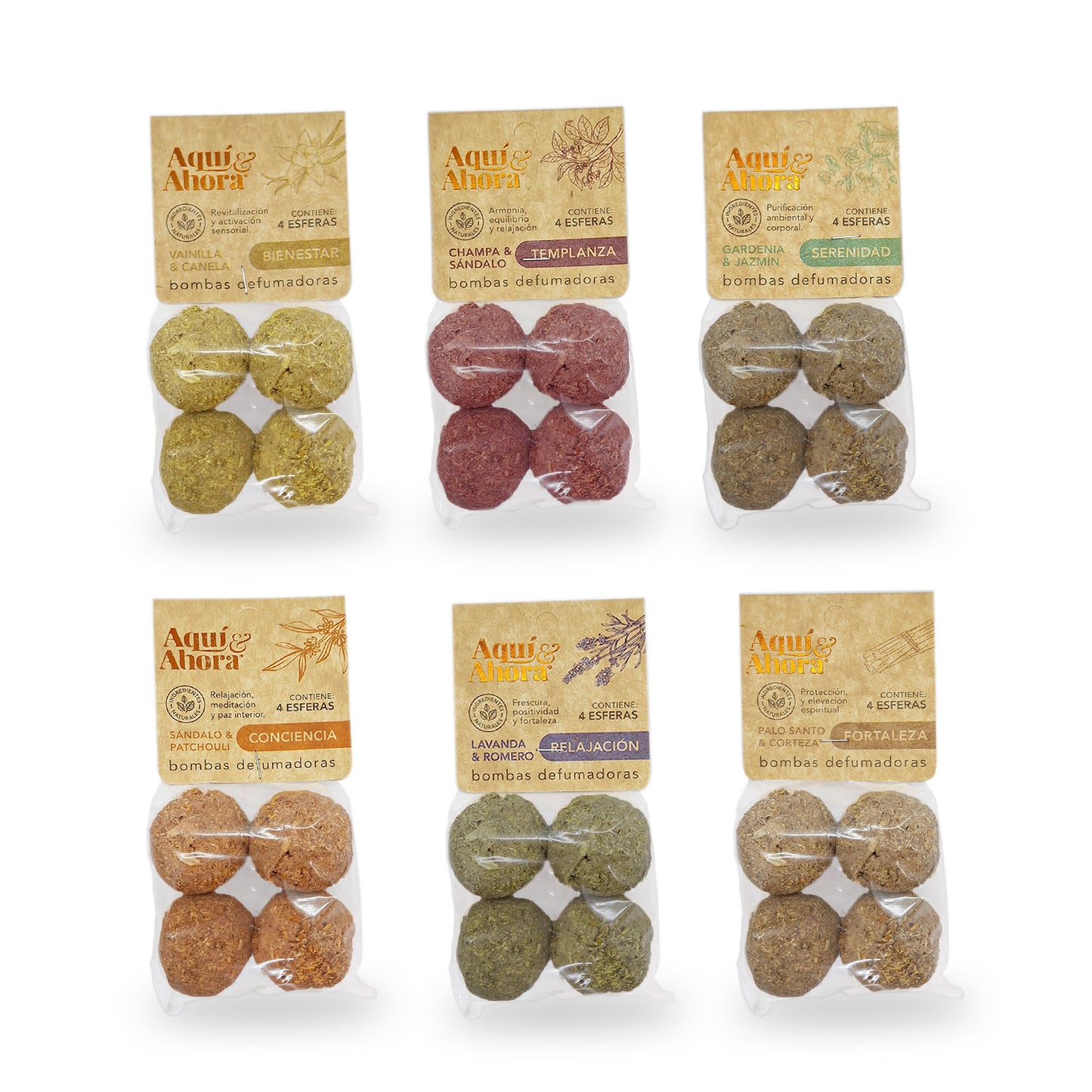 Bombas Defumadoras - PACK X 4