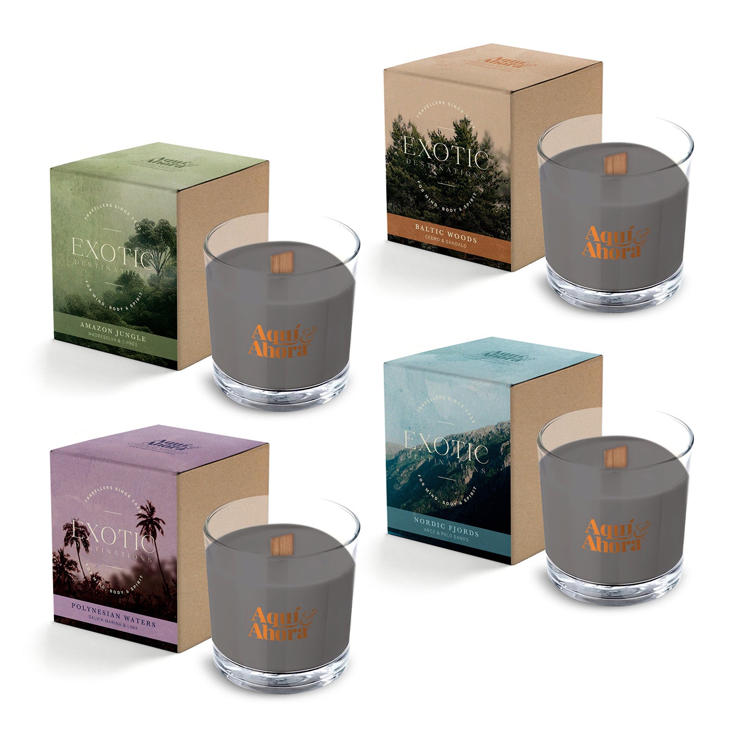 Velas de Soja - Exotic Destinations