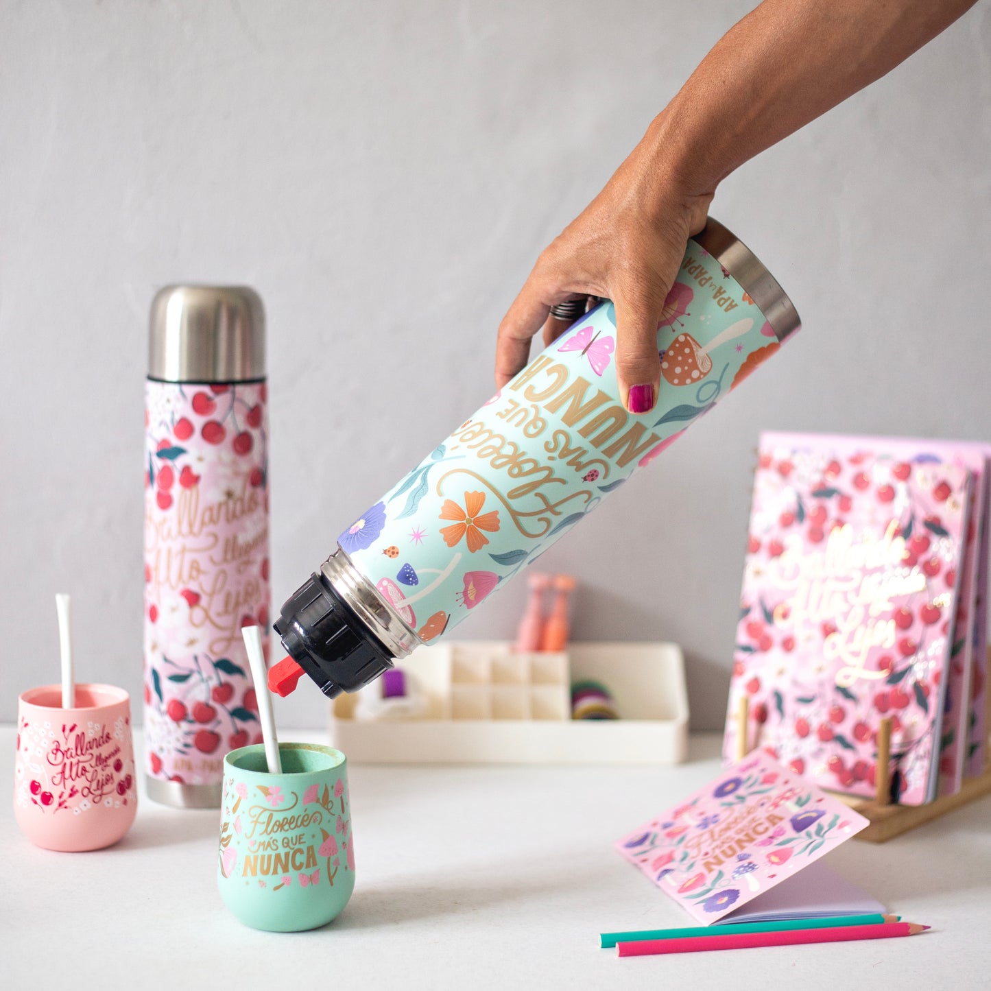 Sets Materos Completos con Yerbero Metálico