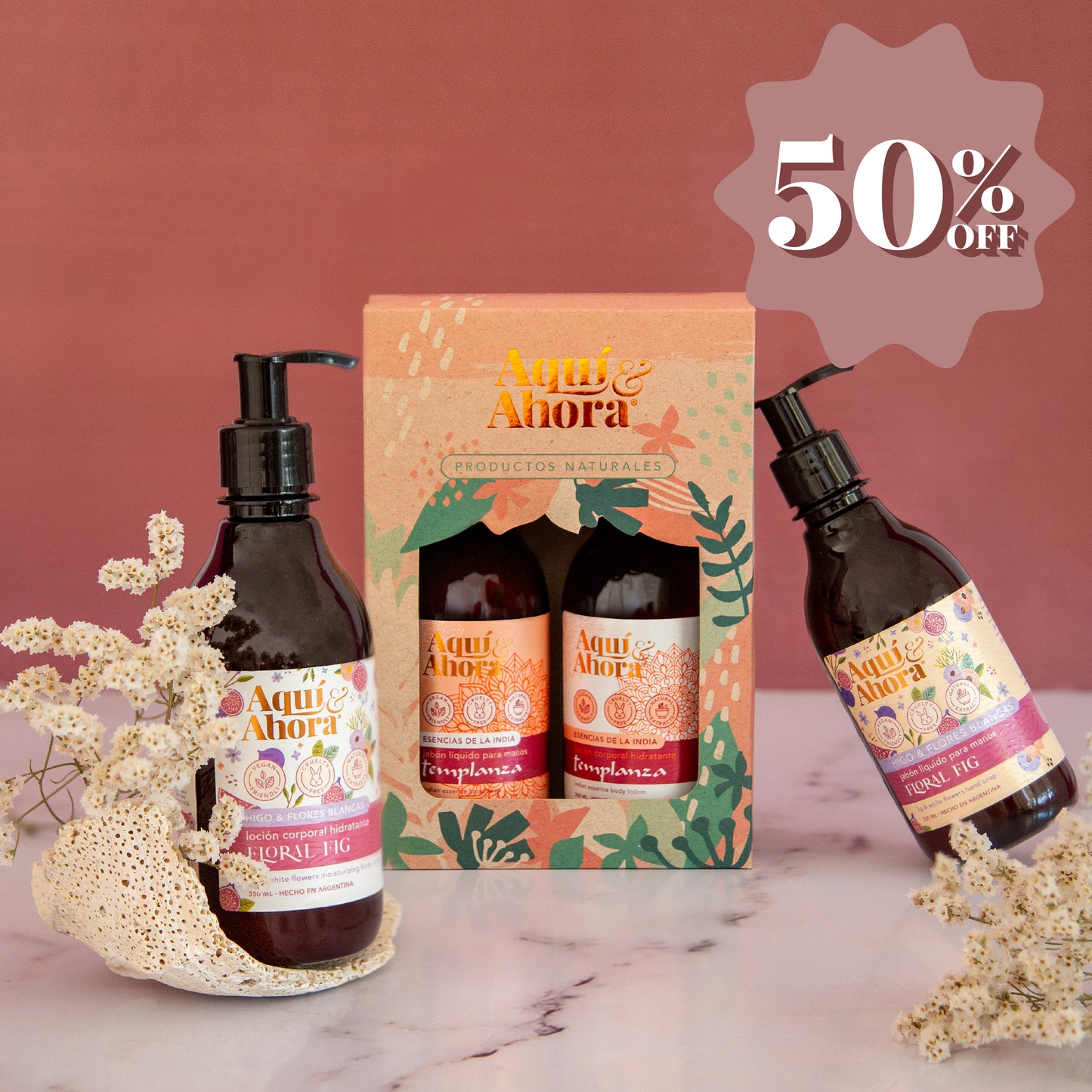 Set Jabon Liquido + Locion Corporal + Estuche Exhibidor