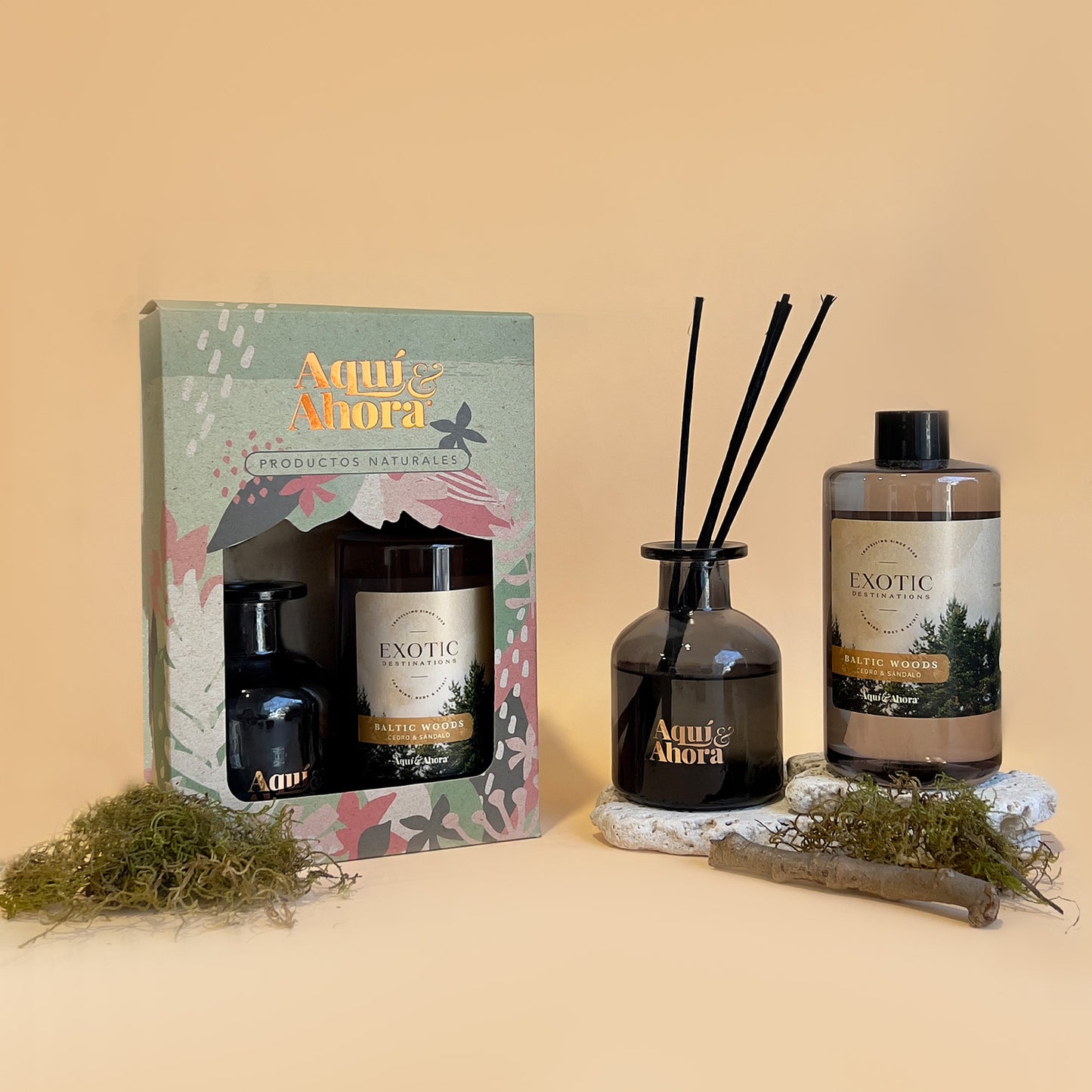 Set Difusor Premium + Estuche Exhibidor - EXOTIC
