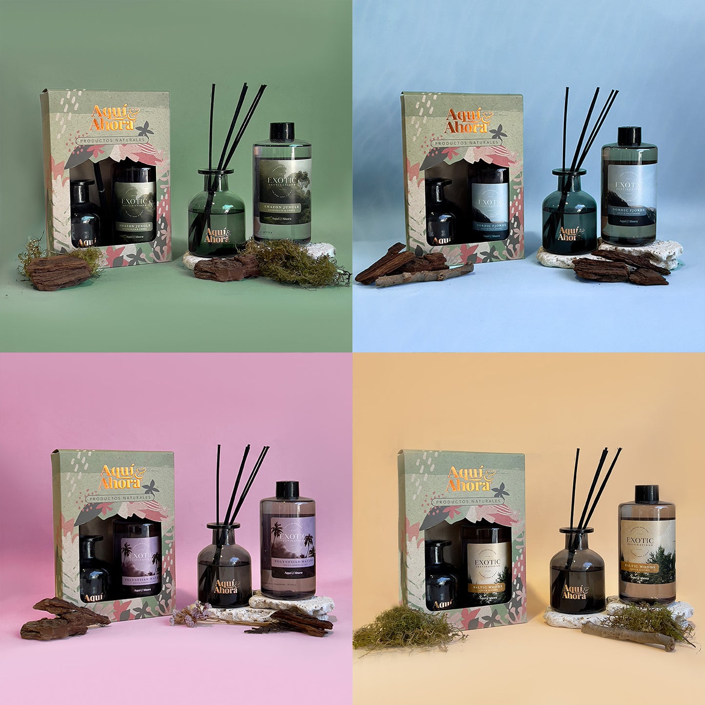 Set Difusor Premium + Estuche Exhibidor - EXOTIC
