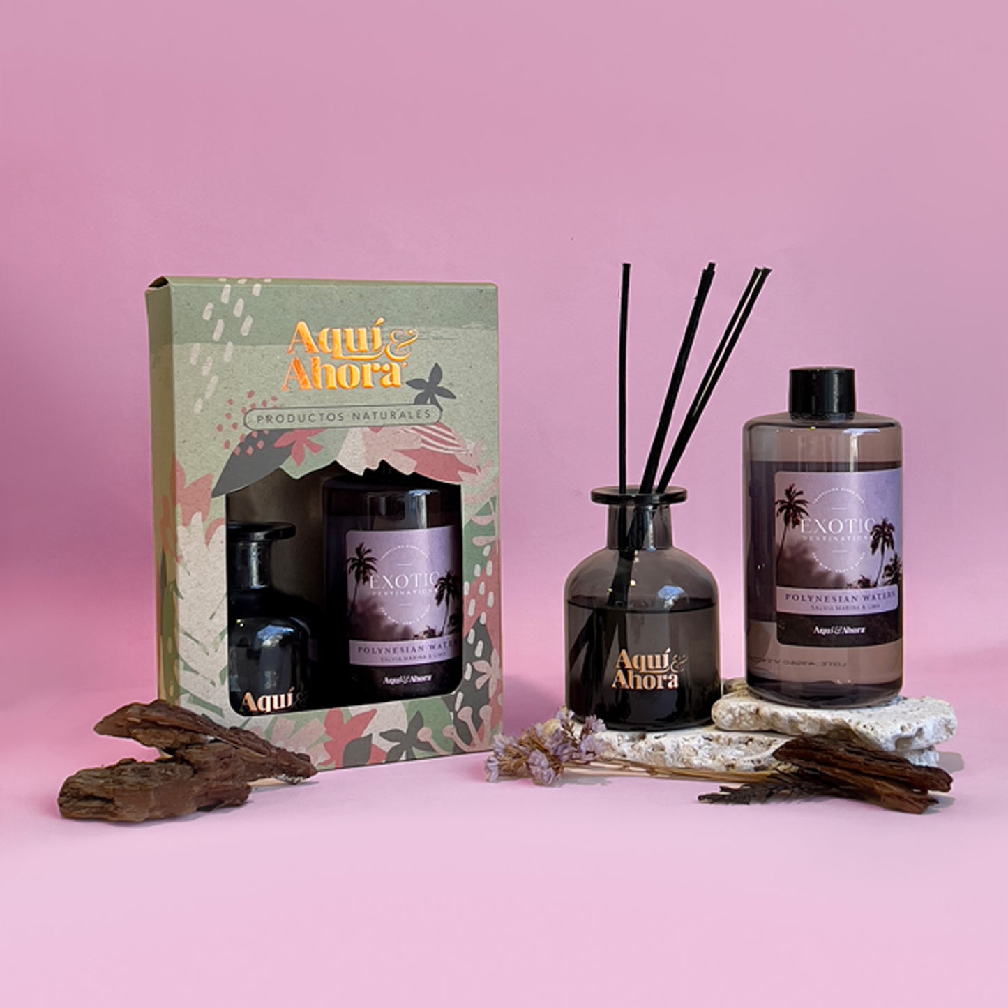 Set Difusor Premium + Estuche Exhibidor - EXOTIC