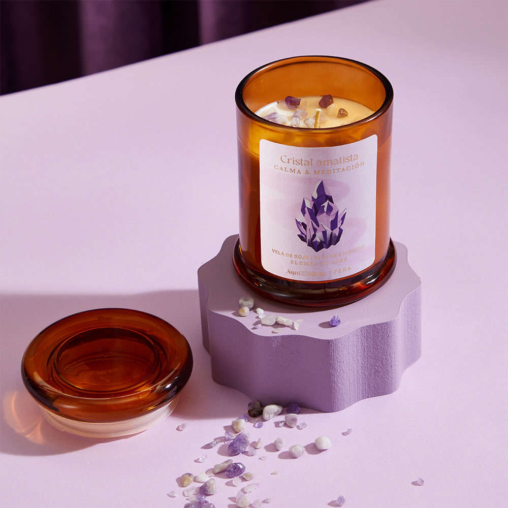Velas de Soja CRISTALES DE PODER - Ceremonia de Magas