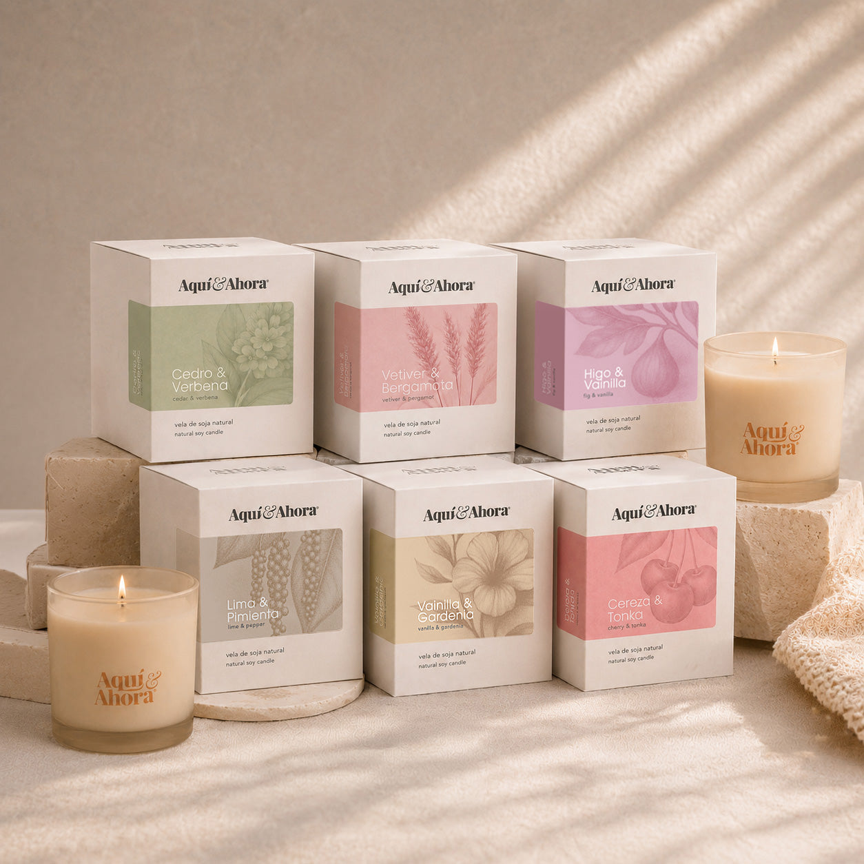 Velas de Soja PREMIUM - BLEND