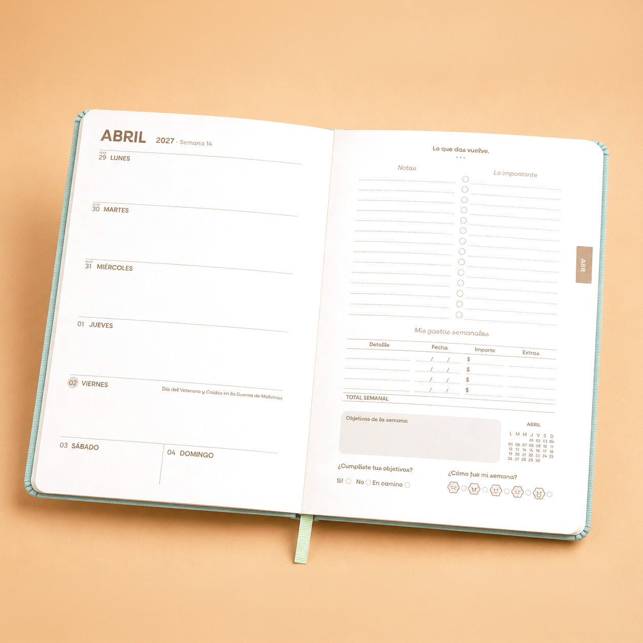 2027 - Agenda BORDADA A5