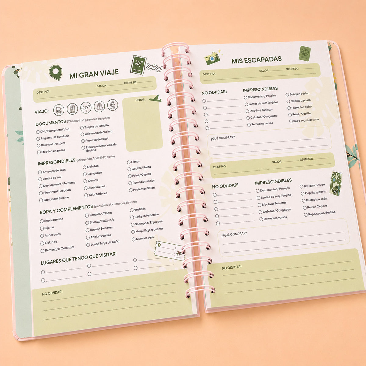 2027 - Agenda PREMIUM A5 - SEMANAL