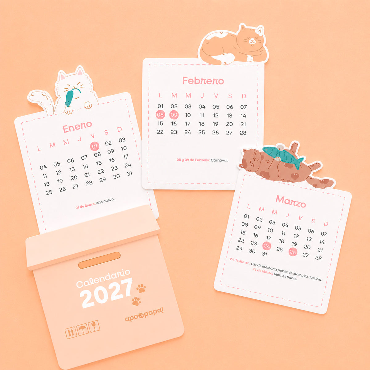 2027 - Calendario CALADO