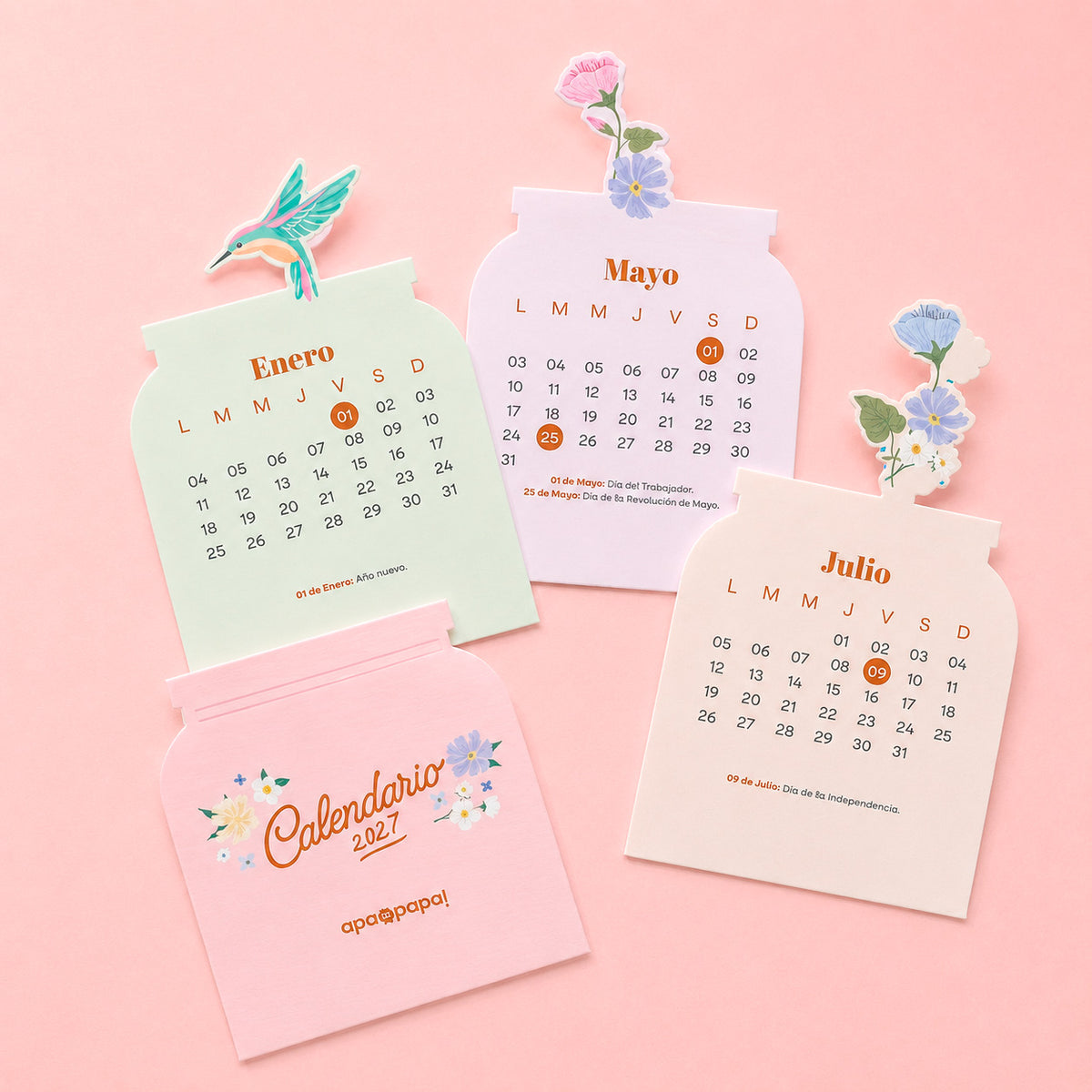 2027 - Calendario CALADO