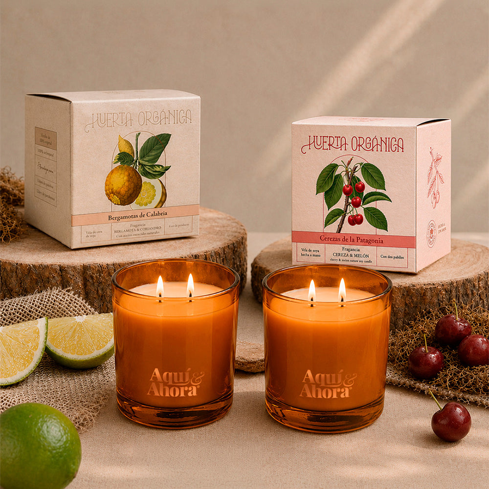 Velas de Soja Premium XL - Huerta Organica