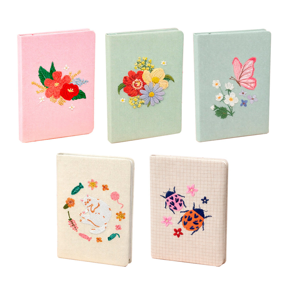 Cuadernos Lomo Pocket A6 - BORDADOS