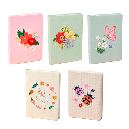 Cuadernos Lomo Pocket A6 - BORDADOS