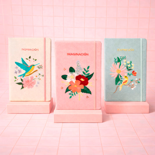 Cuadernos Lomo Grandes A4 - BORDADOS