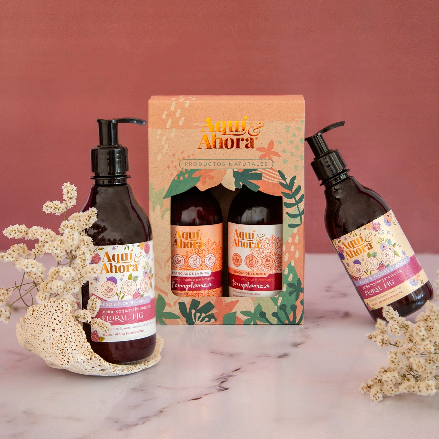 Set Jabon Liquido + Locion Corporal + Estuche Exhibidor