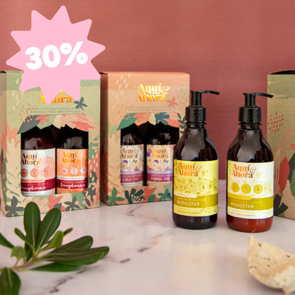 Set Jabon Liquido + Locion Corporal + Estuche Exhibidor