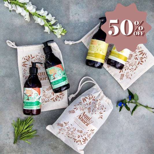 Set Jabon Liquido + Locion Corporal + Bolsita Lienzo