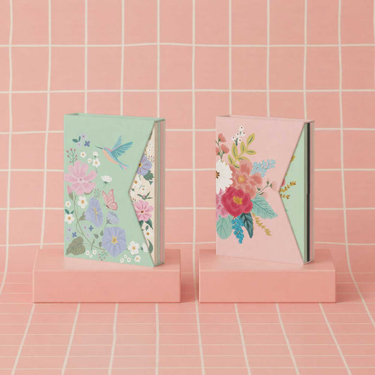 Libretas Cosidas Medianas A5 - BOX X 4