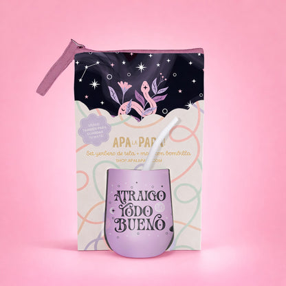 Set Materos Yerbero de Tela + Mate (NEW)