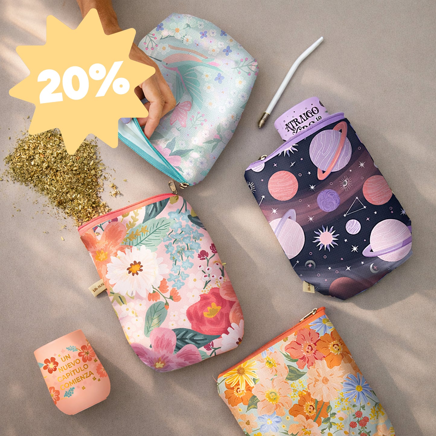 Yerberos - Guarda Mate de Tela