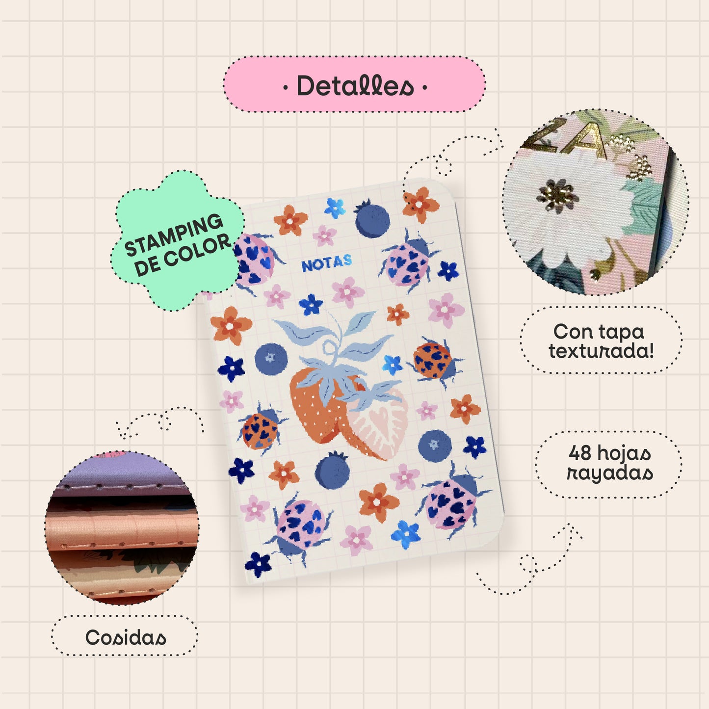 Libretas Cosidas Grandes A4