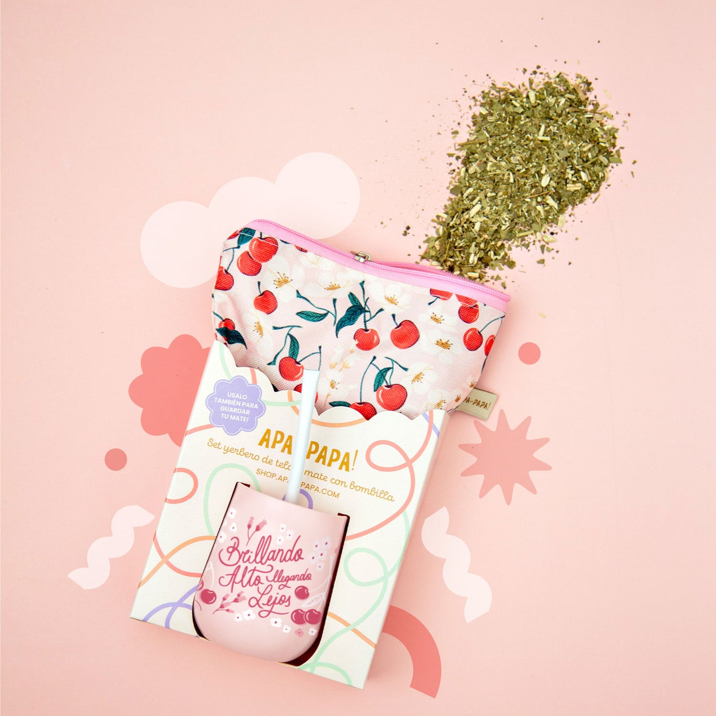 Sets Materos Yerbero de Tela + Mate