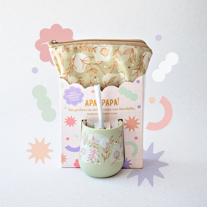 Sets Materos Yerbero de Tela + Mate