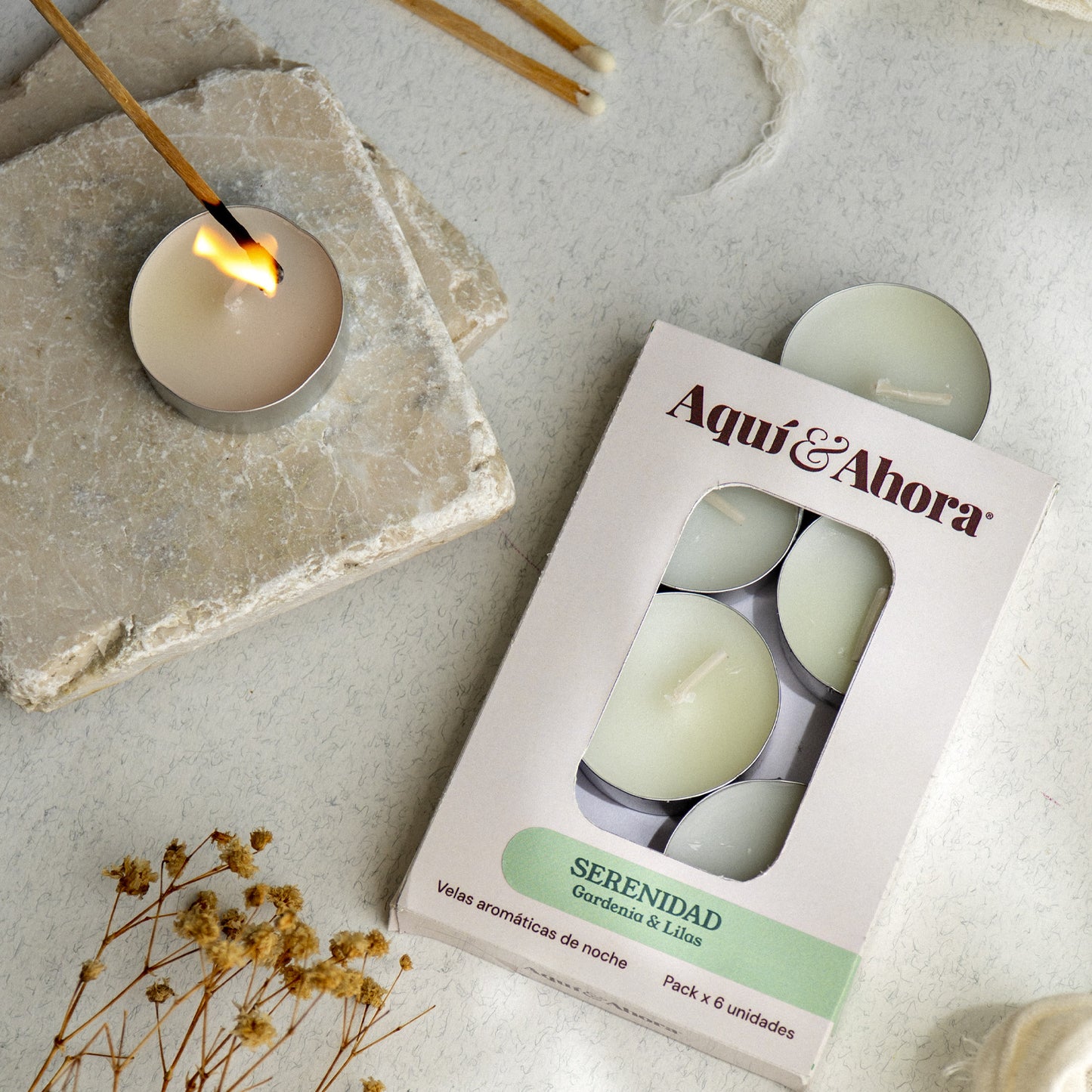 Velas Aromáticas de Noche - PACK X 6
