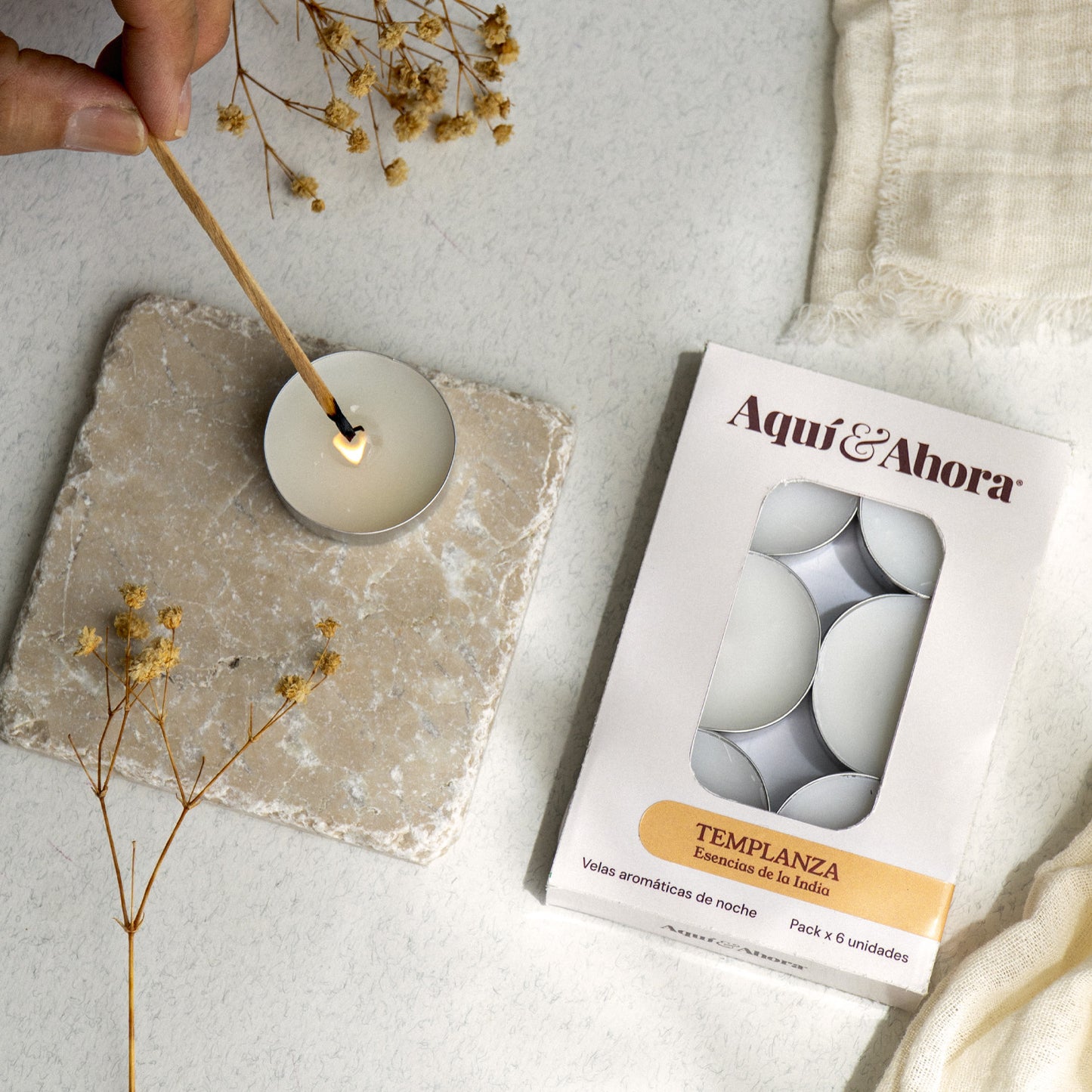 Velas Aromáticas de Noche - PACK X 6