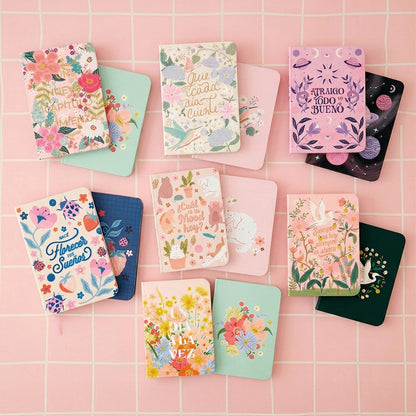 Libretas Cosidas Pocket A6 - PACK X 2