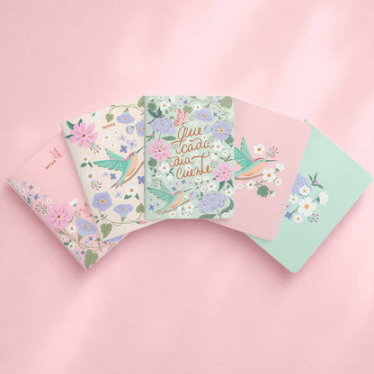 Libretas Cosidas Pocket A6 - BOX X 5