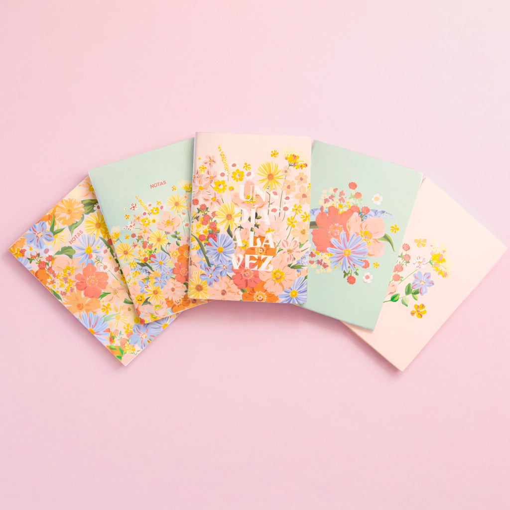 Libretas Cosidas Pocket A6 - BOX X 5
