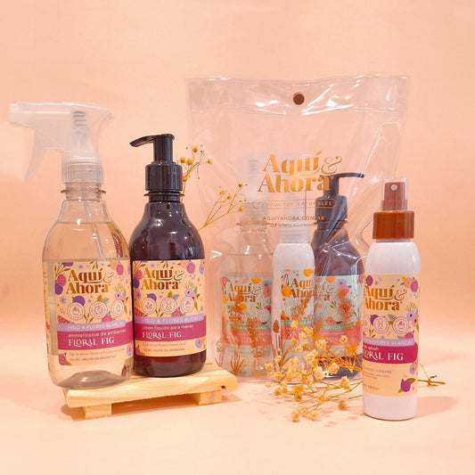 Set Premium Cristal - Body Splash + Jabon Liquido + Aromatizante