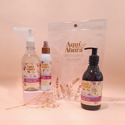Set Premium Cristal - Body Splash + Jabon Liquido + Aromatizante