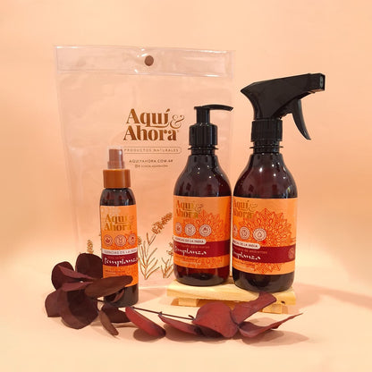 Set Premium Cristal - Body Splash + Jabon Liquido + Aromatizante