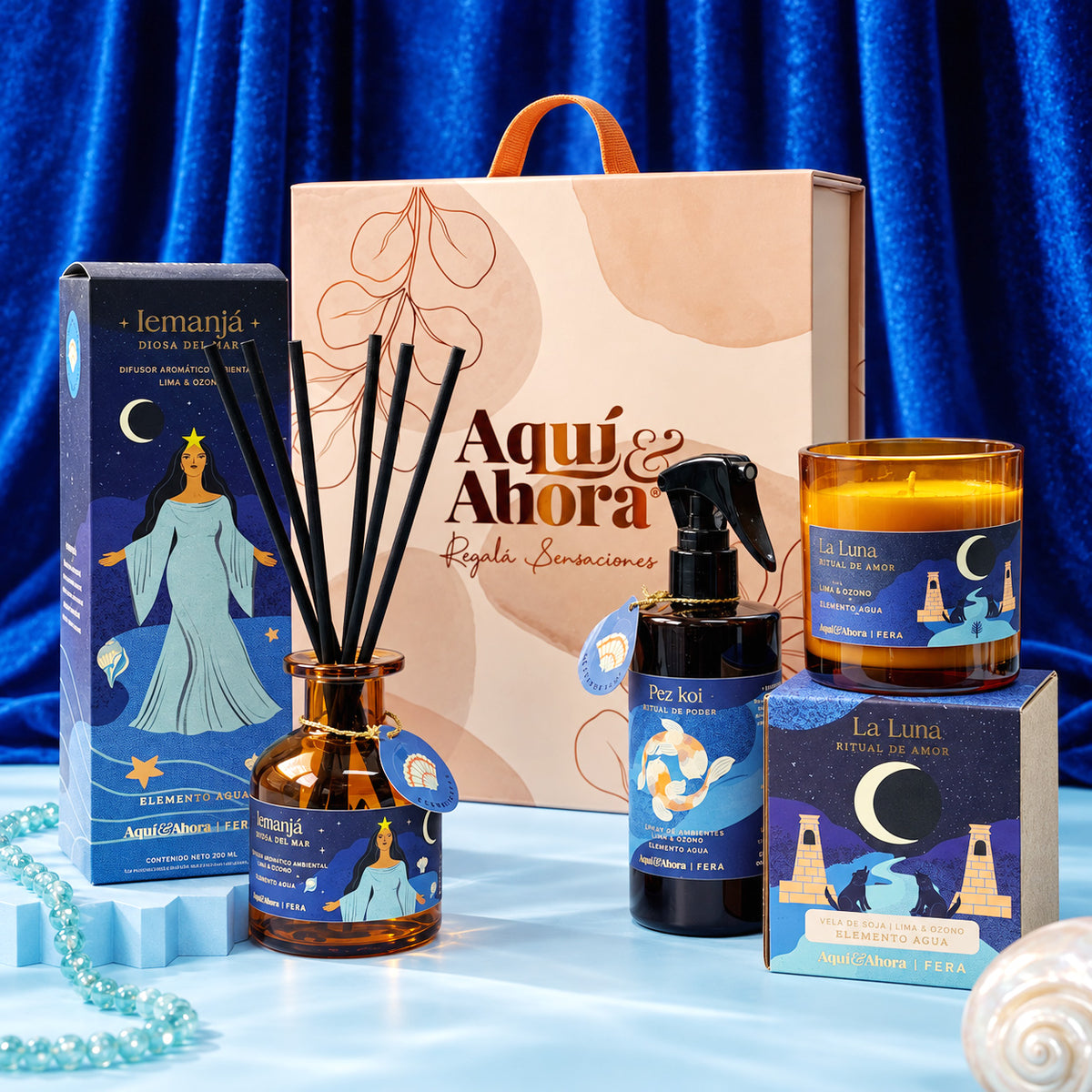 Set CEREMONIA DE MAGAS Valija - Vela + Difusor + Aromatizante