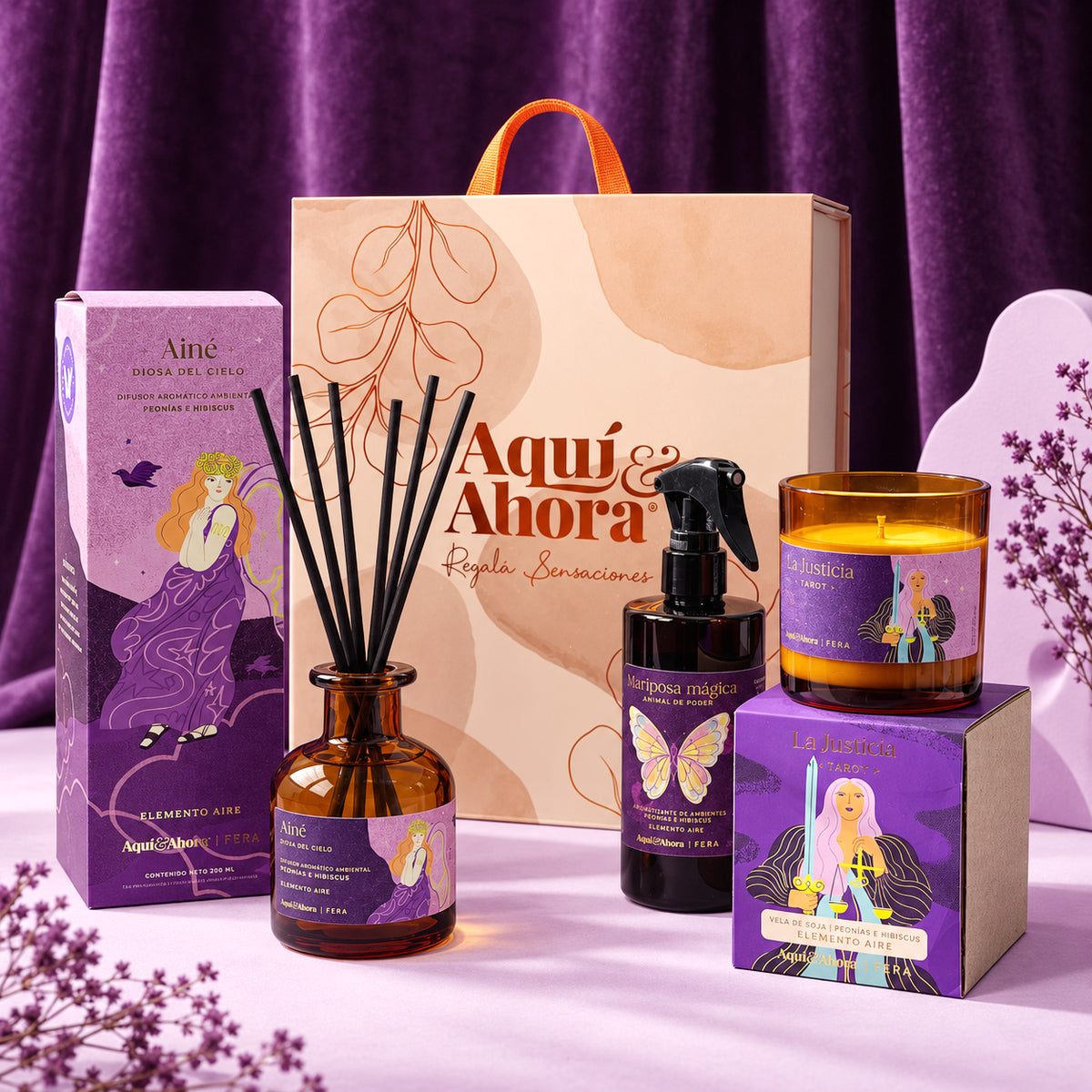 Set CEREMONIA DE MAGAS Valija - Vela + Difusor + Aromatizante