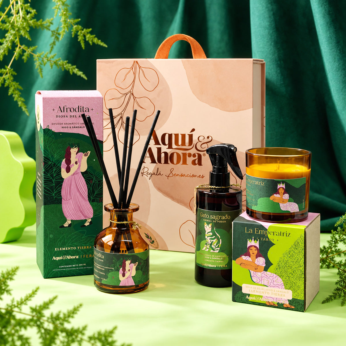 Set CEREMONIA DE MAGAS Valija - Vela + Difusor + Aromatizante