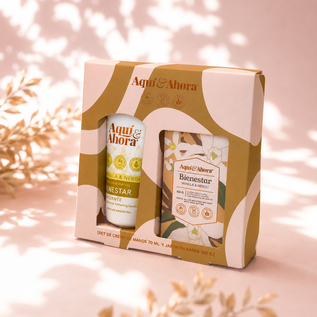 Set Crema de Manos + Jabon en Barra