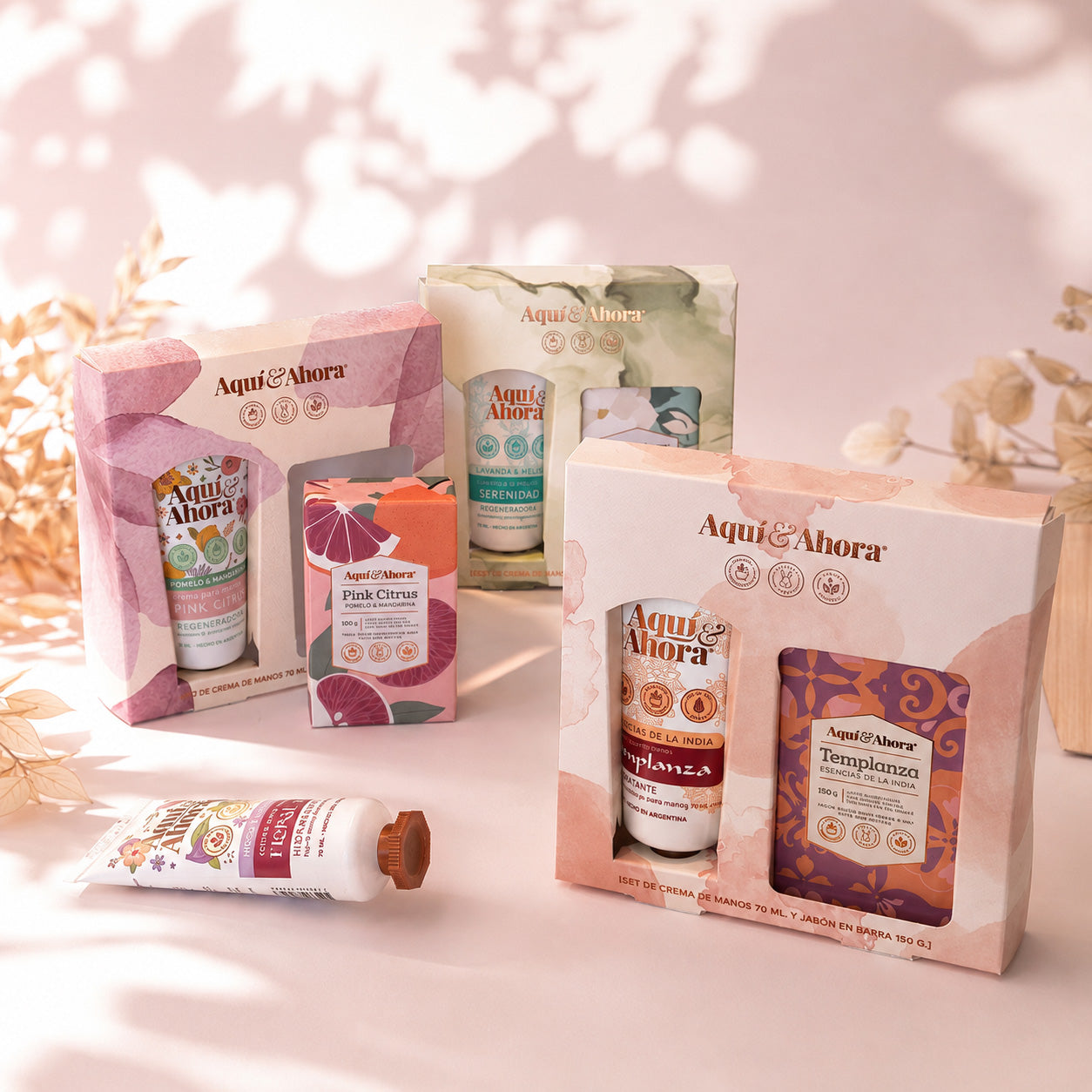 Set Crema de Manos + Jabon en Barra