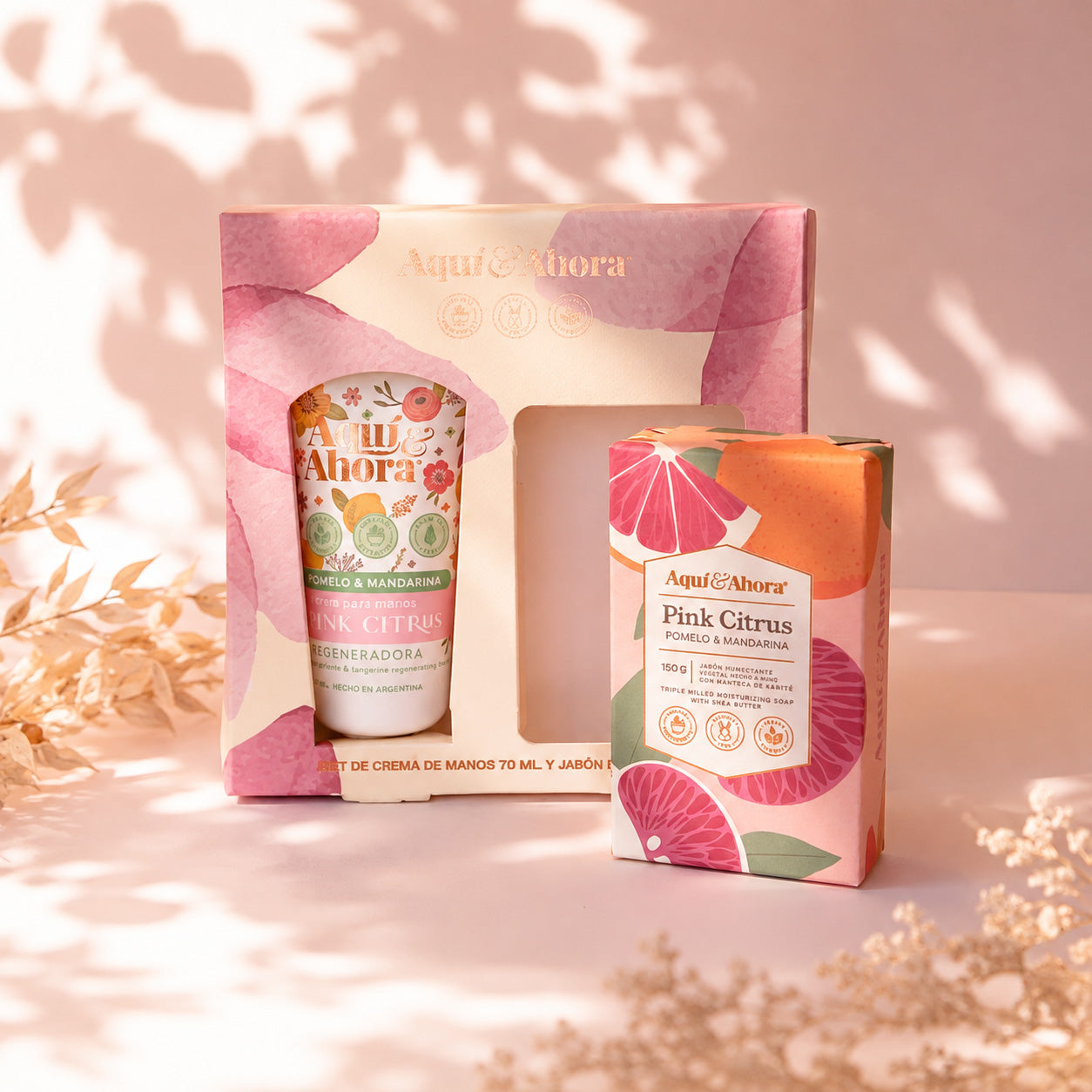 Set Crema de Manos + Jabon en Barra