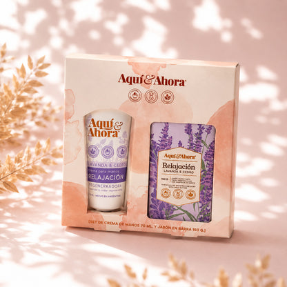 Set Crema de Manos + Jabon en Barra