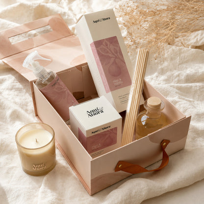 Set Premium Valija Blend - Vela Premium + Difusor + Aromatizante