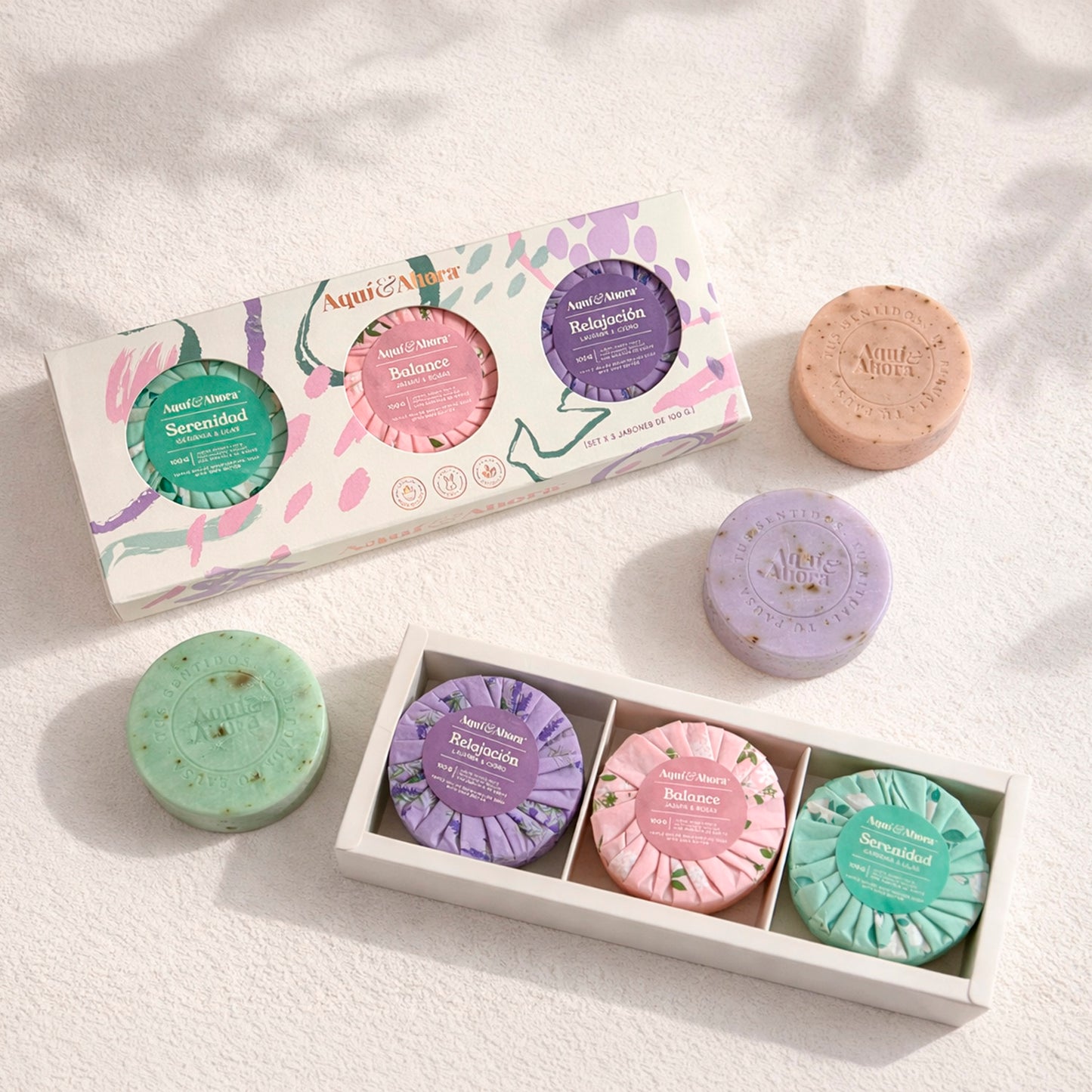 Jabones Naturales - SET X 3 - 100g