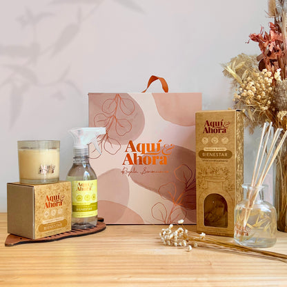 Set Premium Valija - Vela Premium + Difusor + Aromatizante