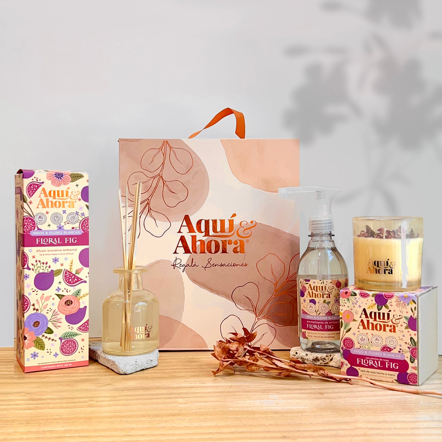 Set Premium Valija - Vela Premium + Difusor + Aromatizante