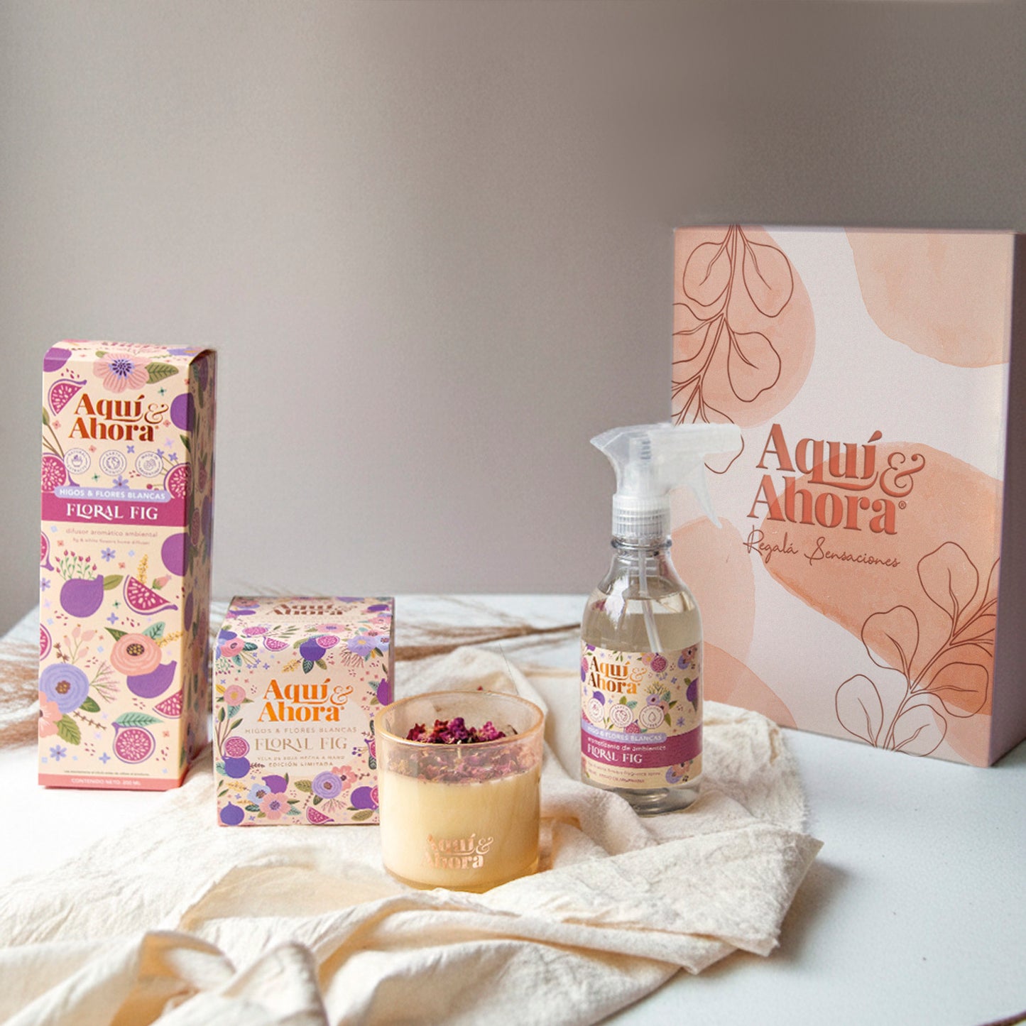 Set Premium Valija - Vela Premium + Difusor + Aromatizante