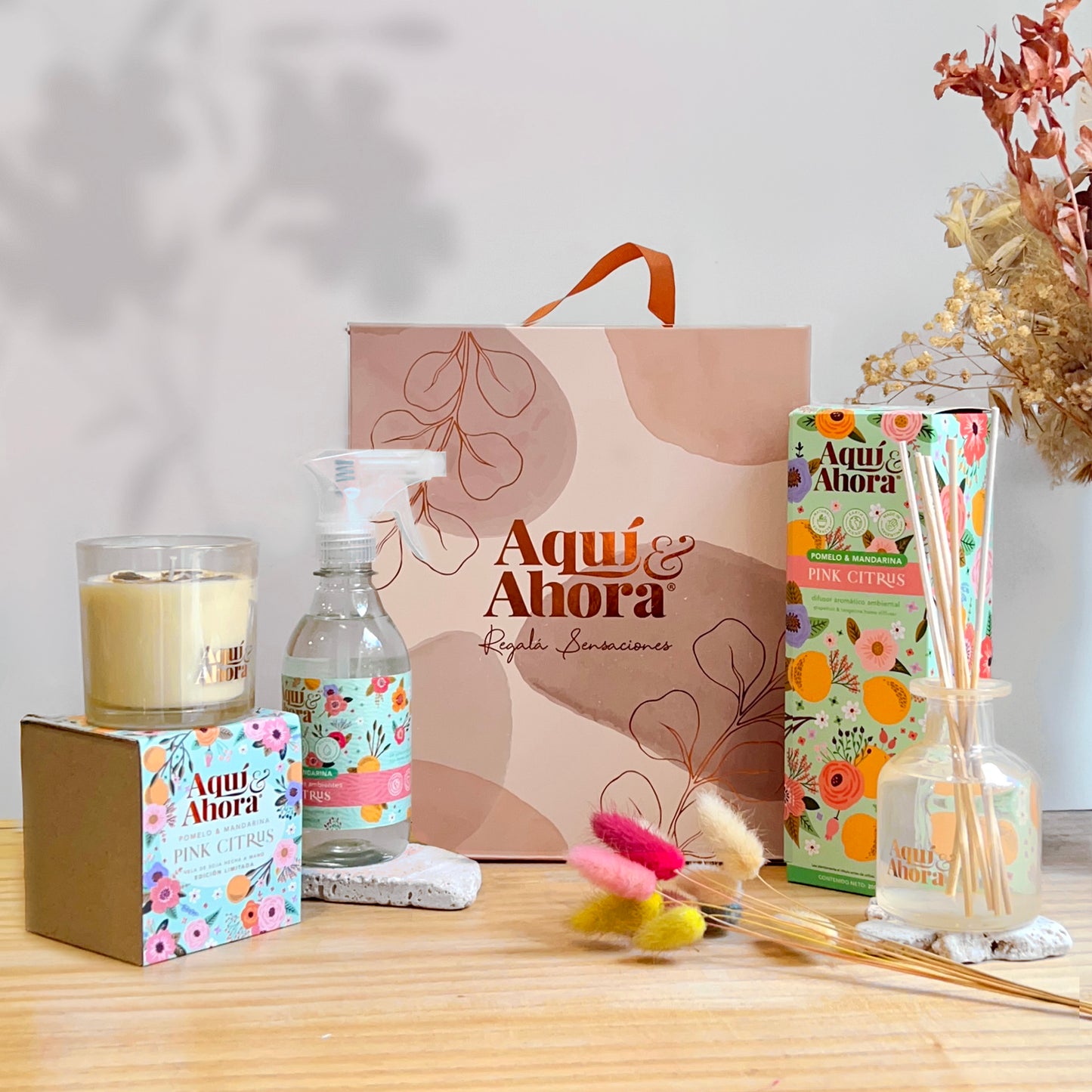 Set Premium Valija - Vela Premium + Difusor + Aromatizante