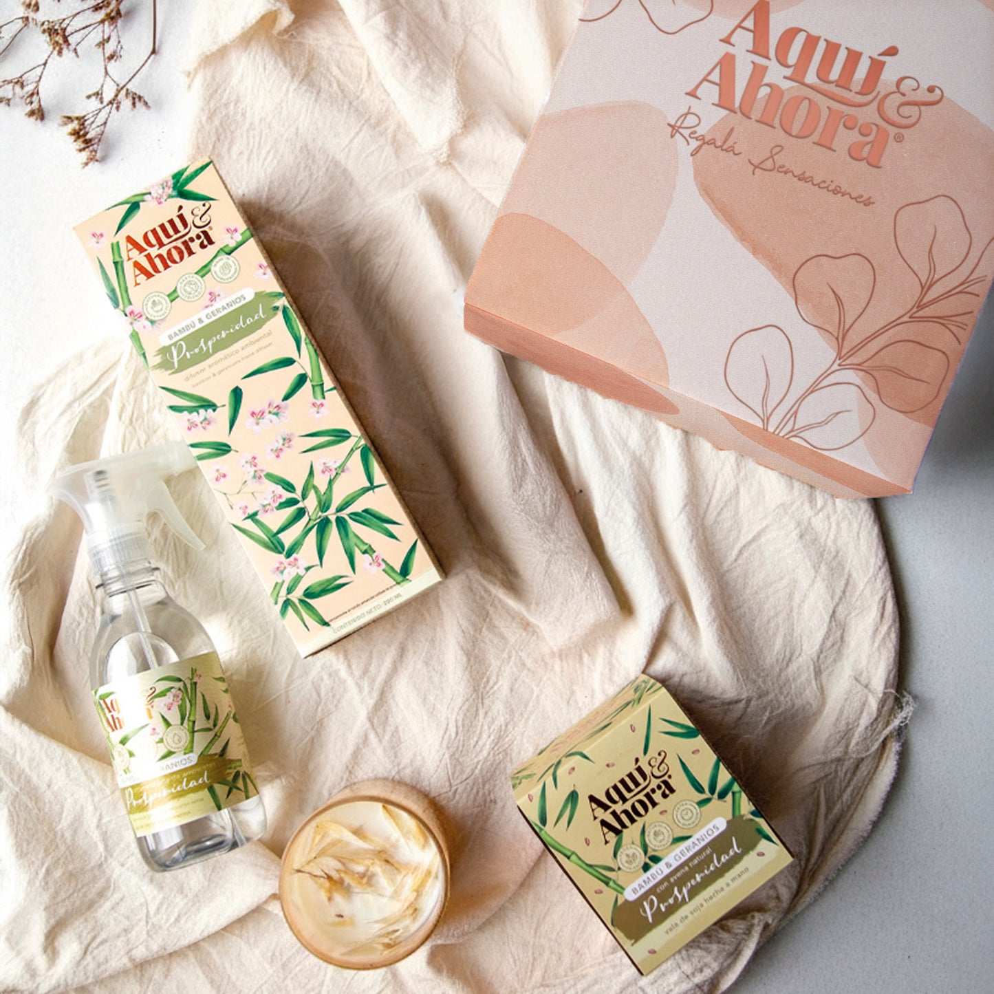 Set Premium Valija - Vela Premium + Difusor + Aromatizante