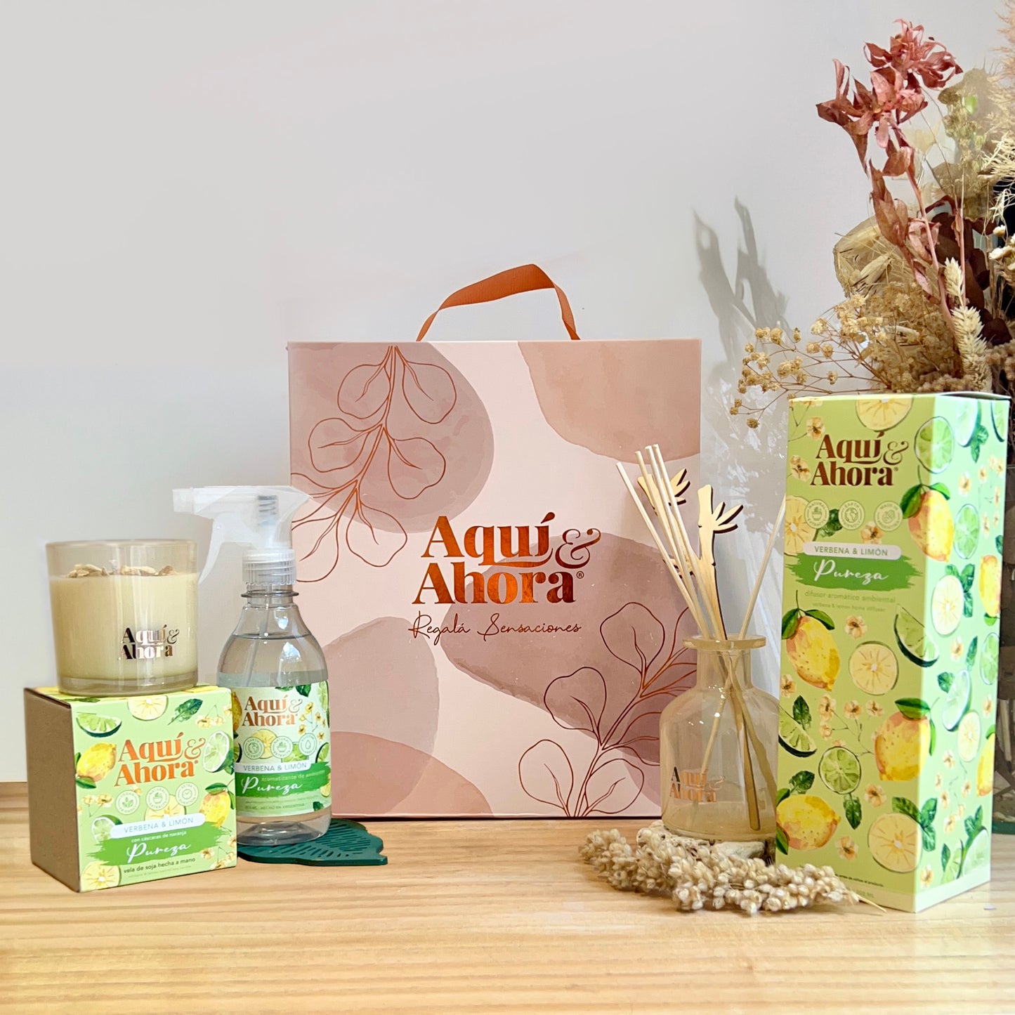 Set Premium Valija - Vela Premium + Difusor + Aromatizante