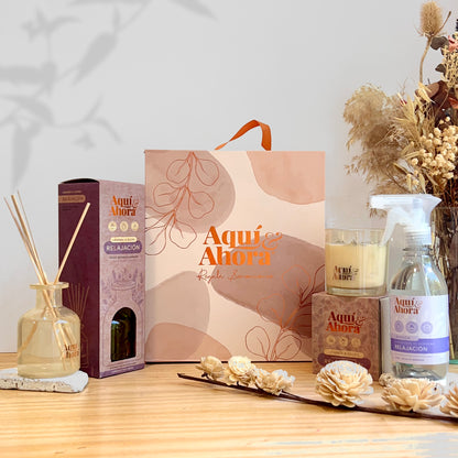 Set Premium Valija - Vela Premium + Difusor + Aromatizante